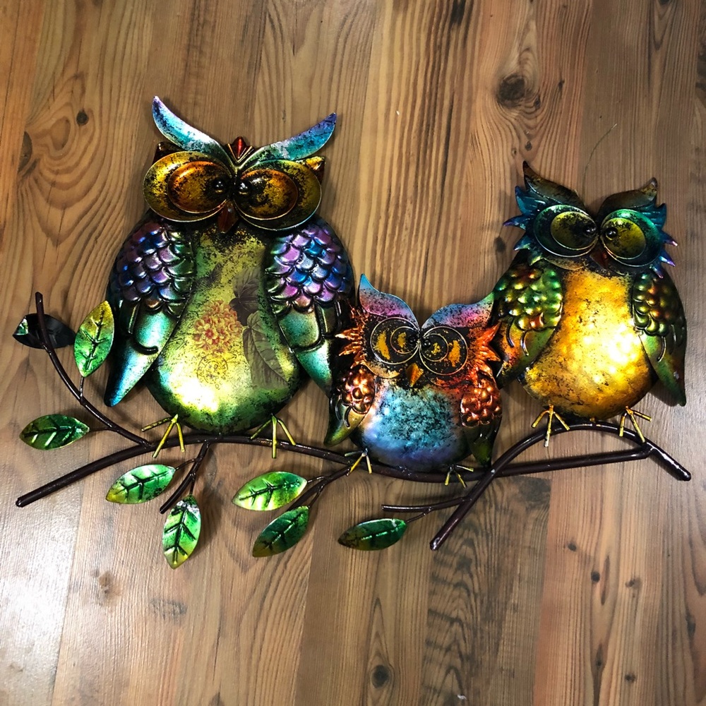 Owl Metal wall decor BUY 3 GET 1 FREE